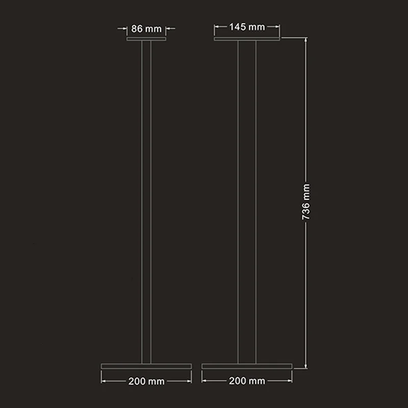 211 spotless bookshelf speaker stand size stand size