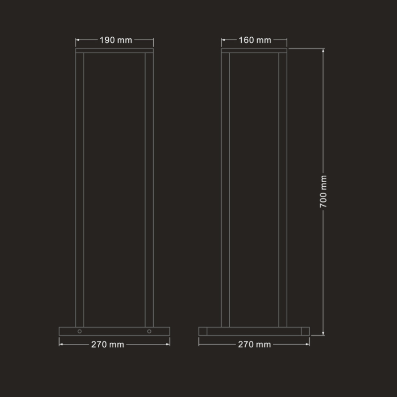 Spotless 354 Bookshelf Speaker Stands stand size