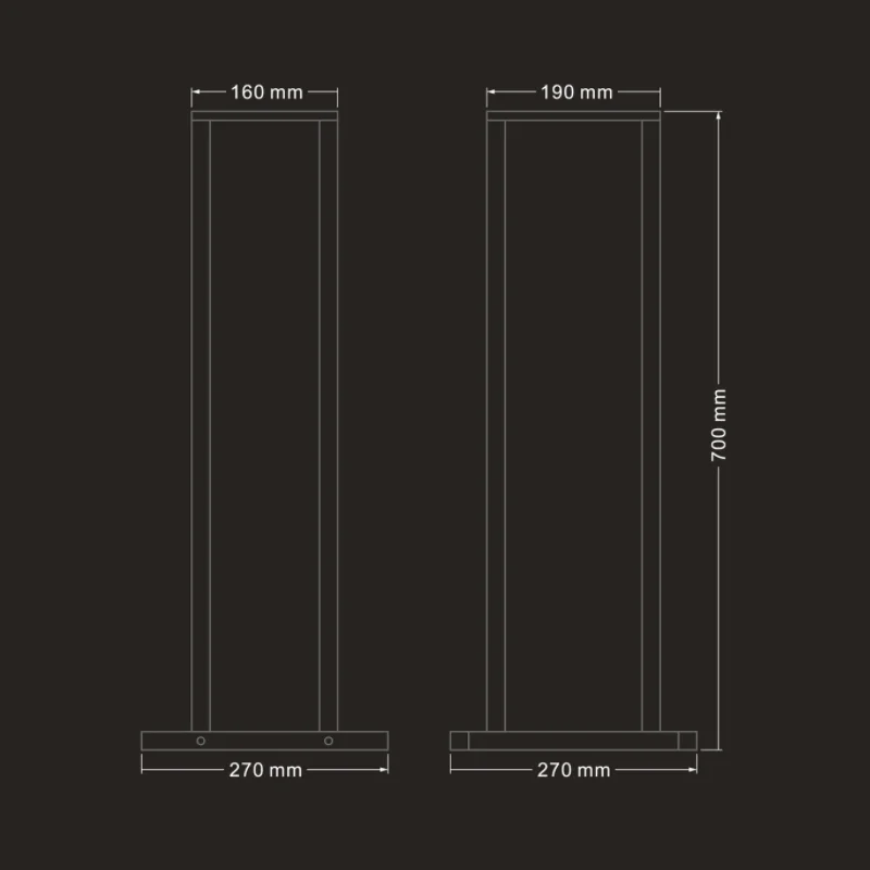 Spotless 424 Bookshelf Speaker Stands stand size