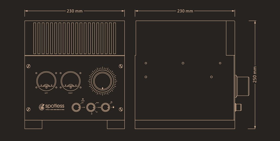Spotless A1 amplifier specifications