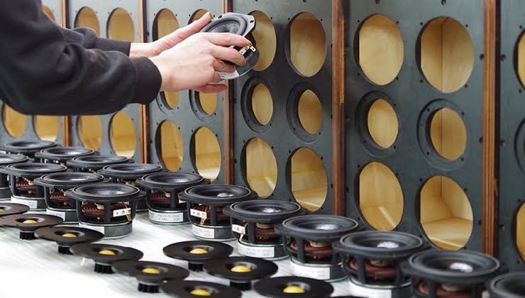 bookshelf speaker assembling